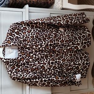 J. CREW JCREW jcrew toothpick small welt corduroy leopard 🐆  print suit